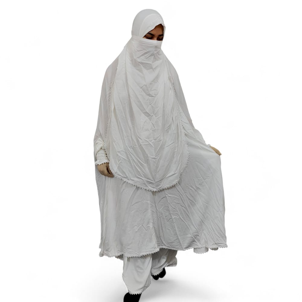 Hajj Khimar With Plazo Summer Friendly