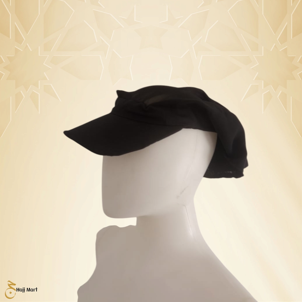Hajj Nikab Cap | Sun Cap For Ladies Short Type