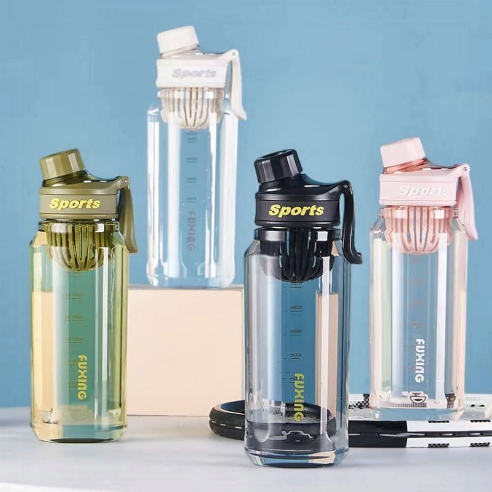 Transparent Outdoor Travel Drinking Water Bottle
